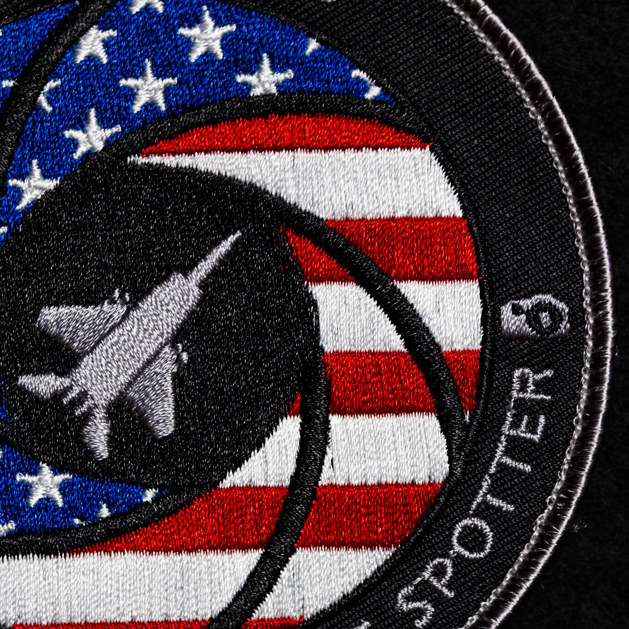 Barnestormin' Eagle Spotter Patch (Flag Edition)