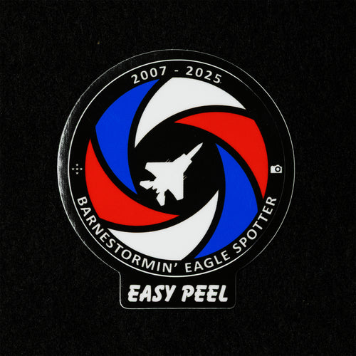 "Barnestormin' Eagle Spotter" Commemorative Sticker