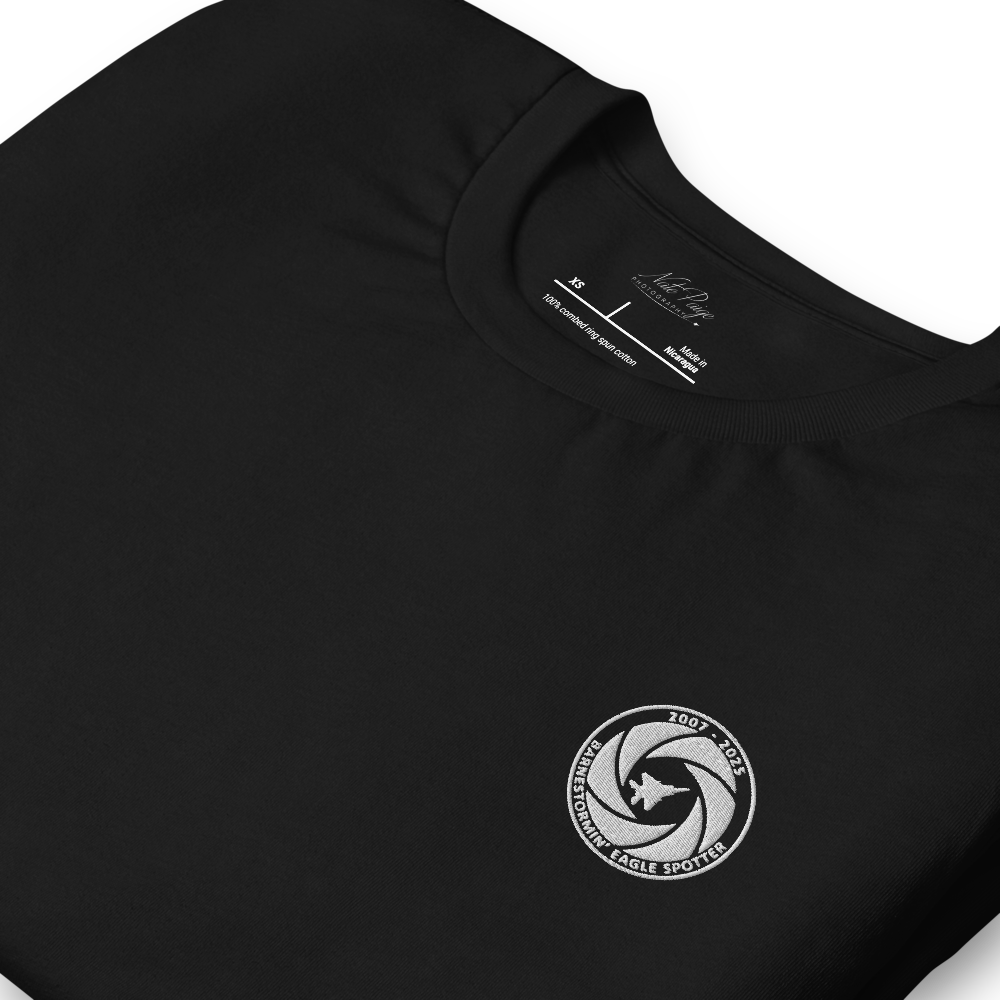 "Barnestormin' Eagle Spotter" Embroidered T-Shirt